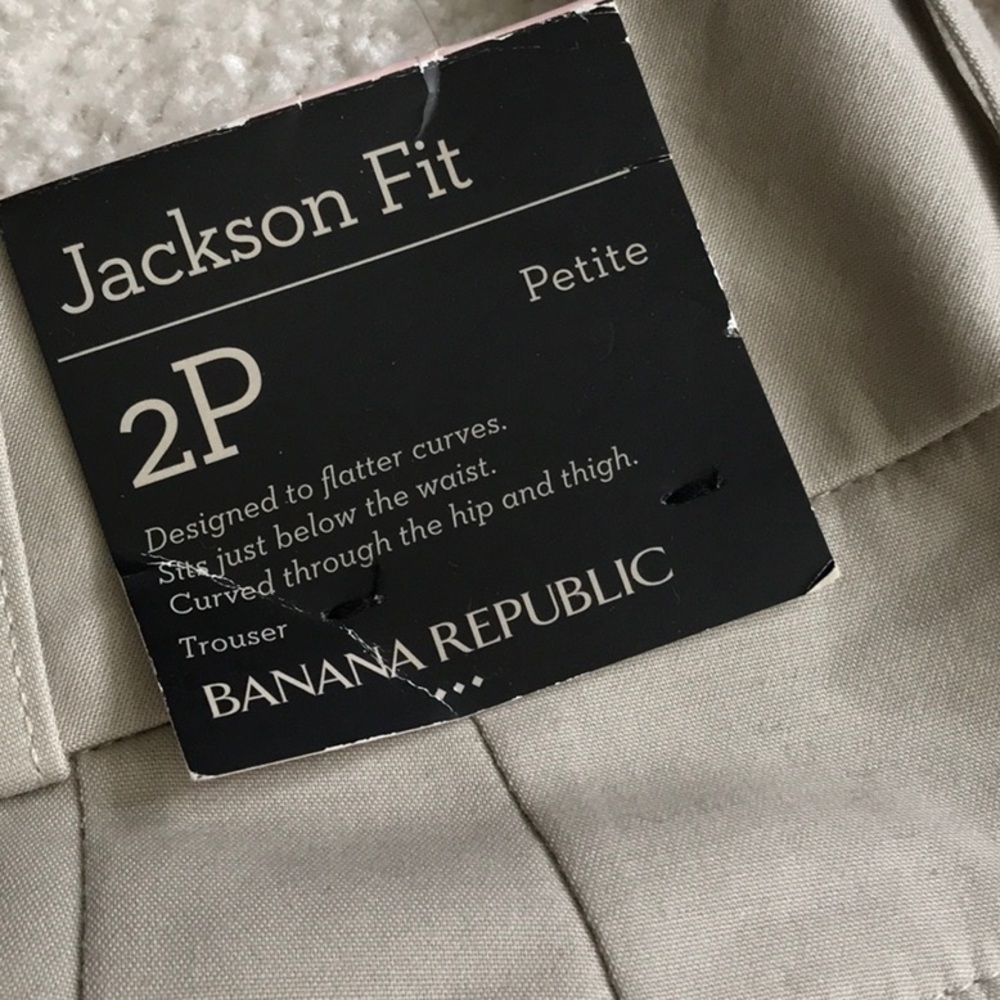 NWT Banana Republic Jackson Chinos 2P - Picture 2 of 2